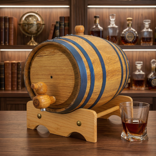 1L Distillery-Grade Oak Barrel
